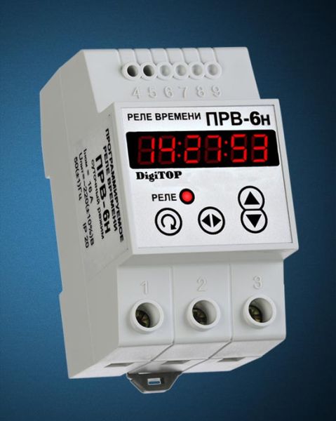 Программируемое реле времени ПРВ-6н (недельный режим)