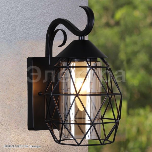 Интерьерный настенный светильник 08282-9.2-001U BK Reluce