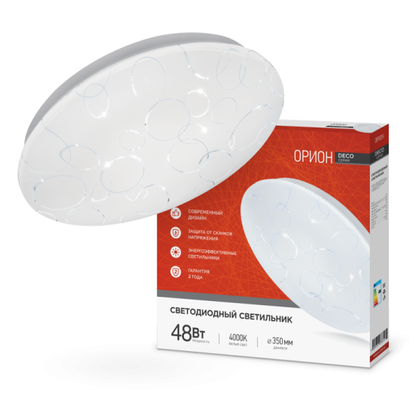 ���������� ��������� LED DECO ����� 48W 4000K  ���� IN HOME 