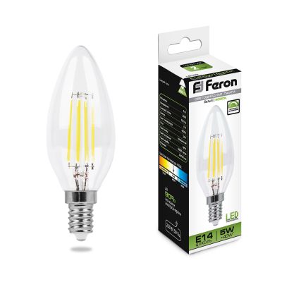 ����� ����� 5W 4000K E14 ����������� �������� LB-68 LED Feron 