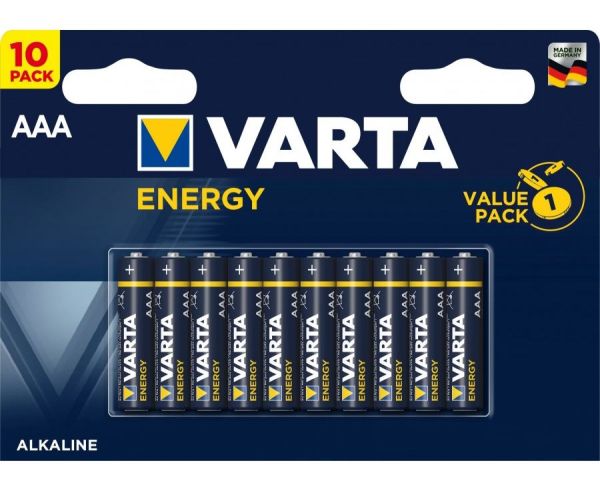 Элем.пит AAA LR03 Alkalinel Varta Energy блистер 10