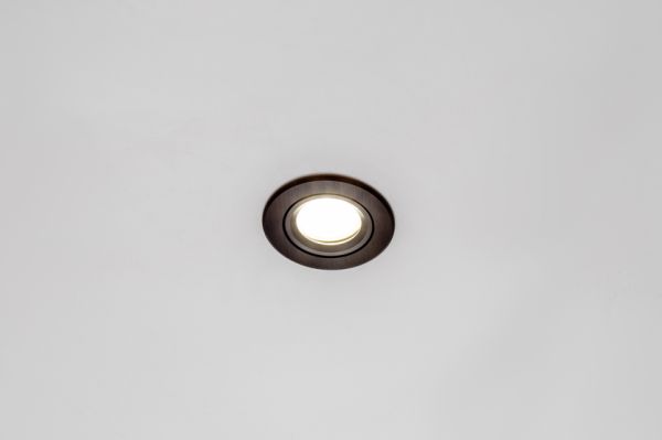 Светильник встраиваемый MR-16 CAST 78 Brushed черн круг MaxLight