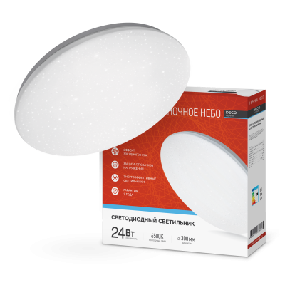 ���������� ��������� LED DECO ������ ���� 24W 6500K ���� IN HOME