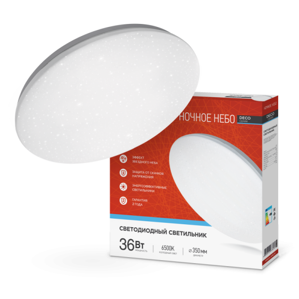 ���������� ��������� LED DECO ������ ���� 36W 6500K ���� IN HOME