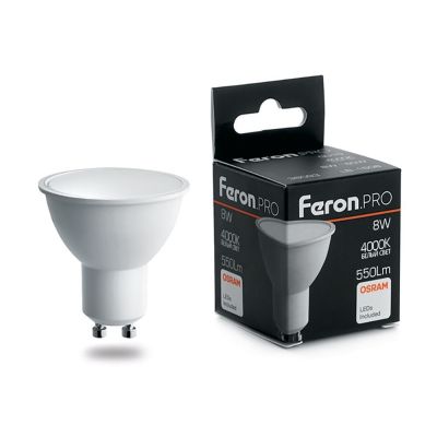 ����� LED 8W 4000K GU10 LB-1608 Feron.PRO