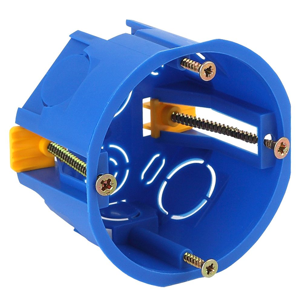 Коробка установочная для полых стен 68х45мм IP30 синяя ЭРА