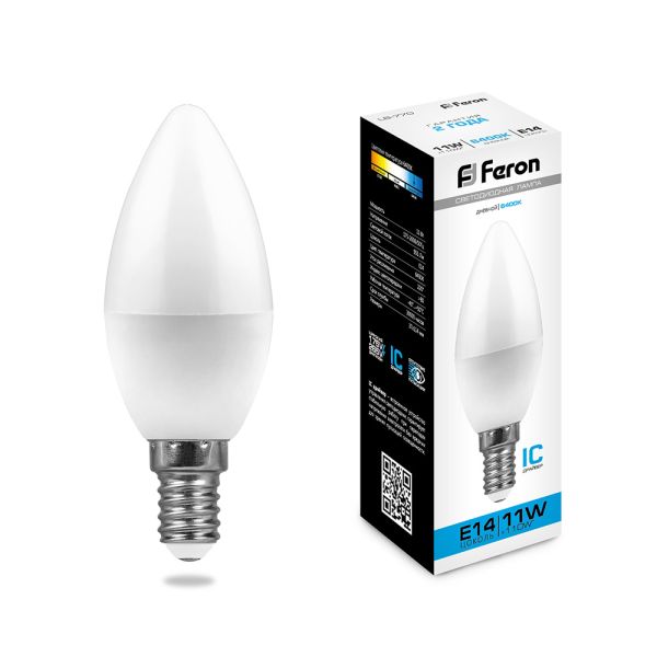����� ����� 11W 6400K E14 LB-770 LED Feron