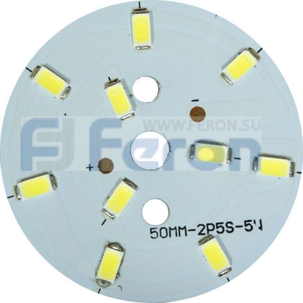Светодиодный Чип LB-1763 6400K 7W D50 Feron