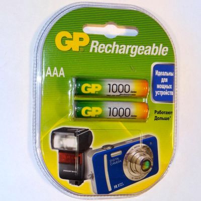 ����������� 1000mAh-R03 GP Rechargeable