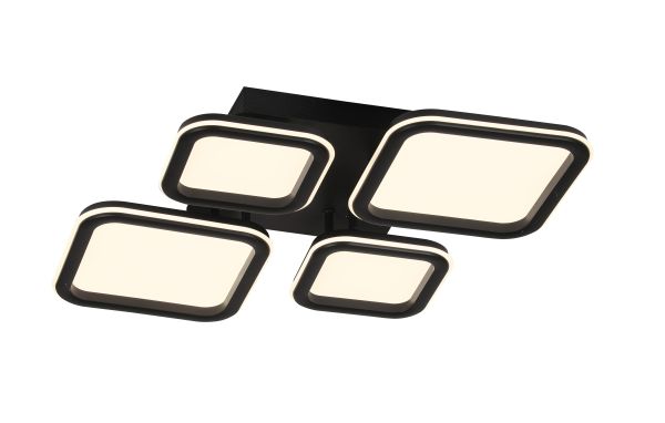 Люстра 9304/2+2S BK 124W LED Сфера света