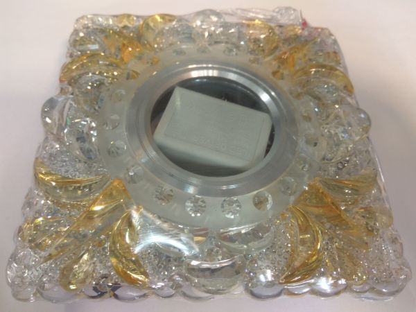 Светильник встраиваемый MR-16 CD 920 + LED прозрачный/желтый Feron