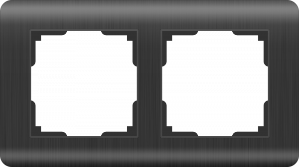 Werkel Stream Графит WL12-Frame-02 Рамка на 2 поста