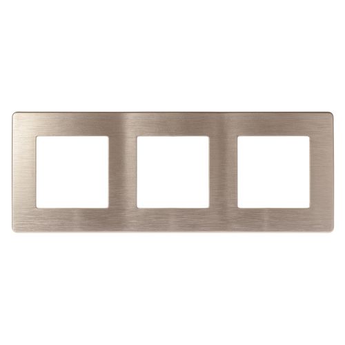 Рамка 3 поста Сатин шампань Серия ЭРА 12 12-5103-04
