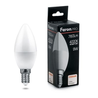 ����� ����� 9W 4000K E14 LB-1309 OSRAM LED Feron.PRO