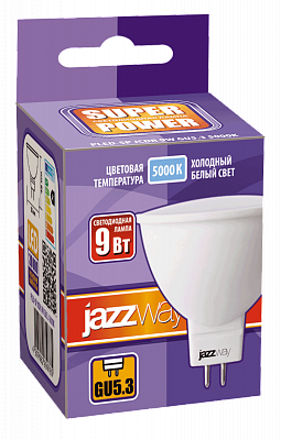 ����� LED MR16 9W 5000K GU5.3 Jazzway
