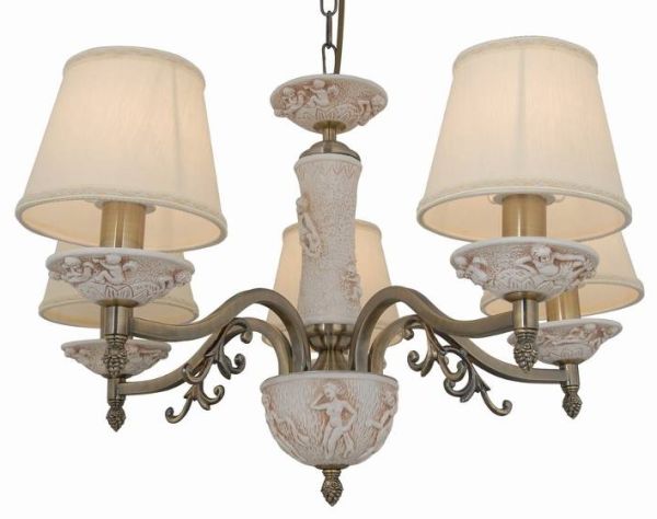 Люстра 85668/5А AB+BGE Сфера света