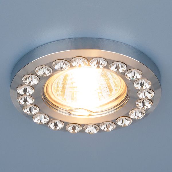 Светильник встраиваемый MR-16 8331 хром/прозрачный Elektrostandard