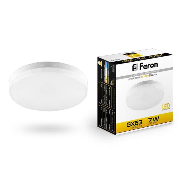 ����� LED 7W 2700K GX53 LB-451 Feron   