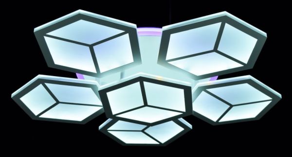 ������ �-C19095/5+1 WH Led 117W+15W 3000K-6500K ������ ������� �����