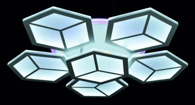 ������ �-C19095/5+1 WH Led 117W+15W 3000K-6500K ������ ������� �����