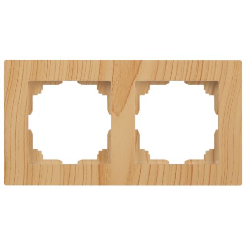 Рамка 2 поста сосна Intro Accent 6-502-11