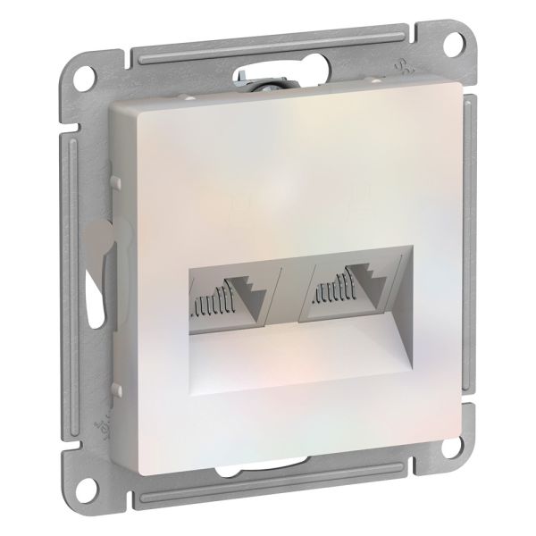 ������� ������������ 2-�� RJ45+RJ45, �������� ������� Atlas Design Schneider Electric