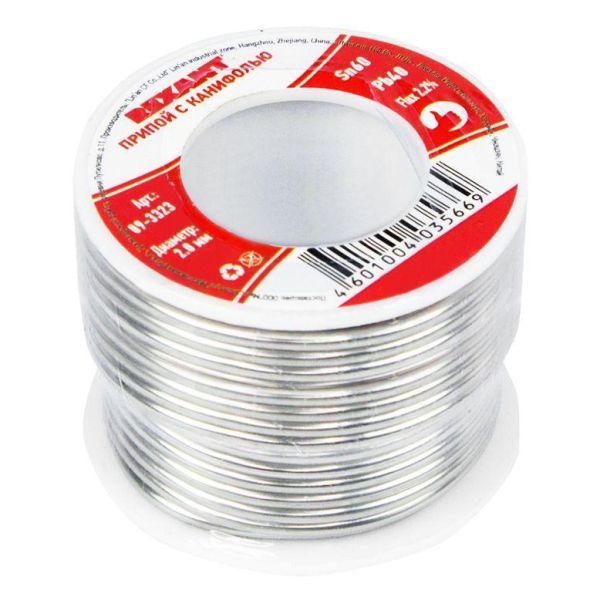 ������ � ��������� 100��. d=2.0 mm (Sn60 Pb40 Flux 2.2%) 09-3223 Rexant