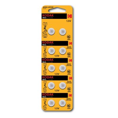 ��������� AG10 LR1130, LR54 [KAG10-10] MAX Button Cell Kodak