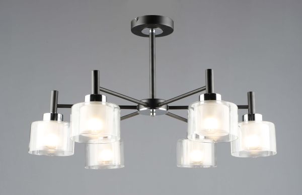 Люстра 6989/6 BK+CR Сфера света