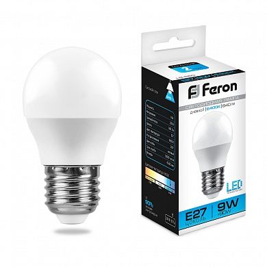 ����� ��� 9W 6400K E27 G45 LB-550 LED Feron